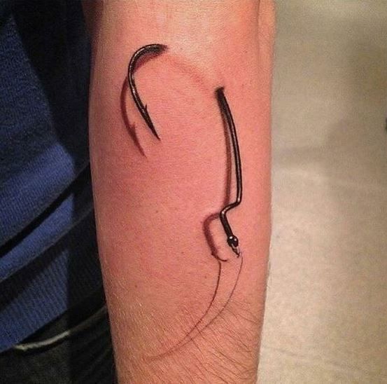 45 Best Hook Tattoos ideas  hook tattoos tattoos fishing hook tattoo