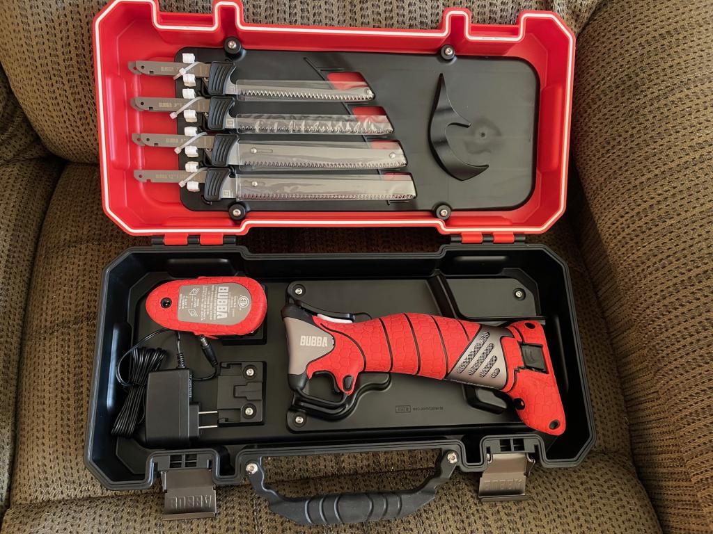 Battery powered Bubba electric knife - Texas Fishing Forum